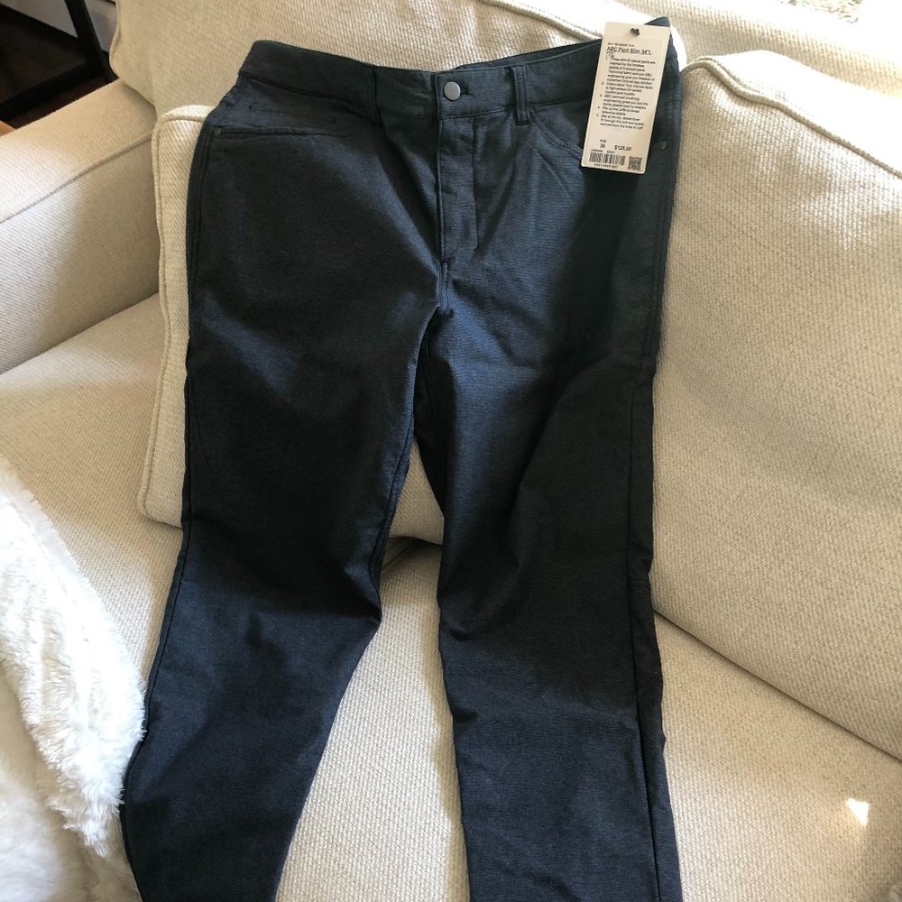 Lululemon Men's ABC slim pant tech canvas